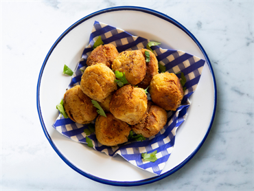 Polpette di ceci al forno