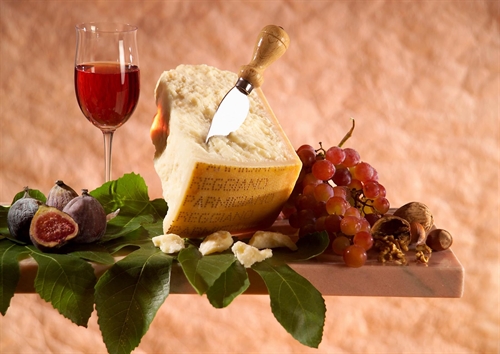 Vino e Parmgiano