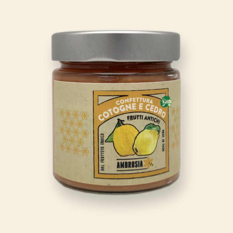 Confettura di cotogne e cedro