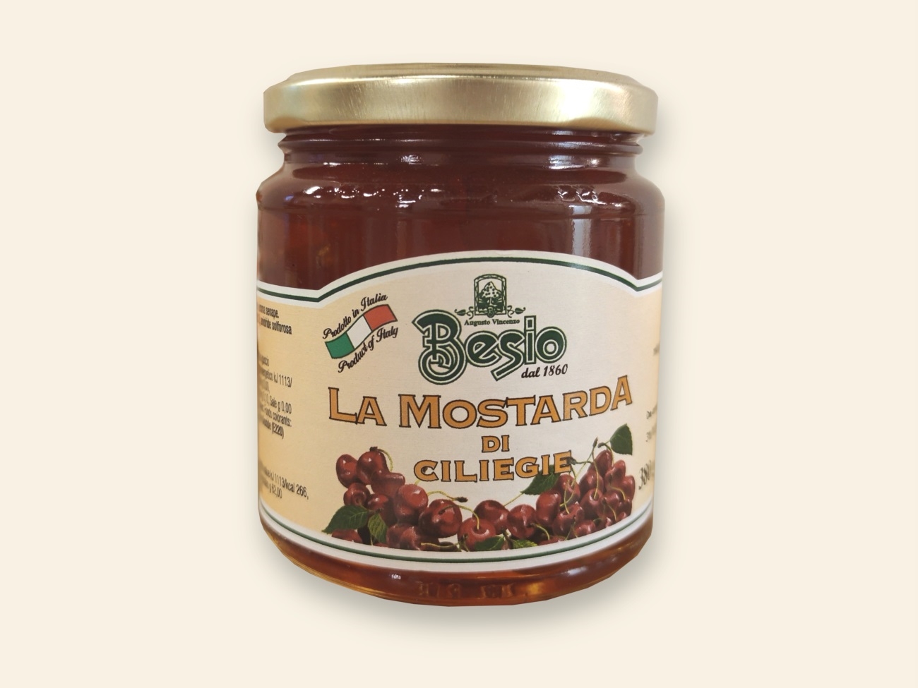 Mostarda ciliegie Besio
