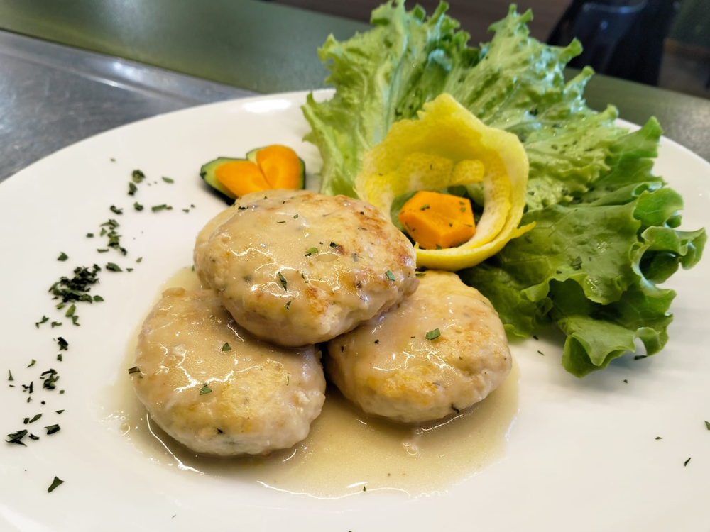 Polpette di pollo al limone
