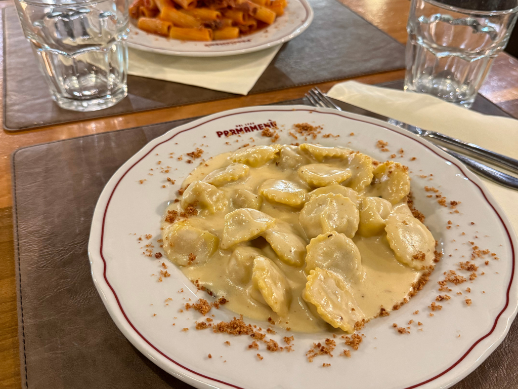 Anolini al Culatello in salsa tartufata 4:3