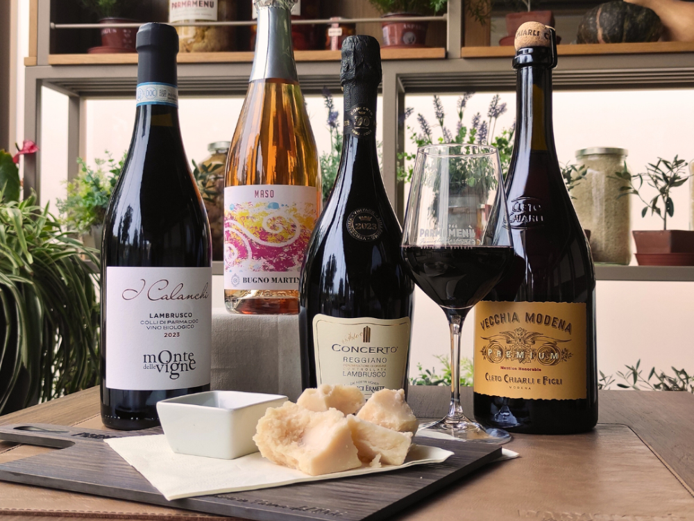 Degustazione Lambrusco e Parmigiano