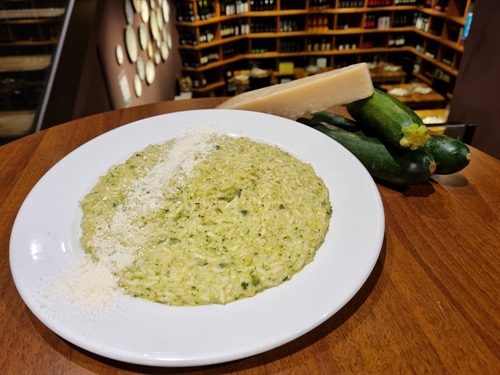 Risotto zucchine e philadelphia