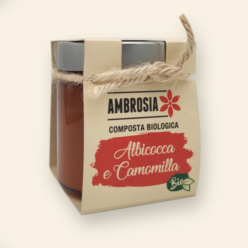 Confettura biologica albicocche e camomilla